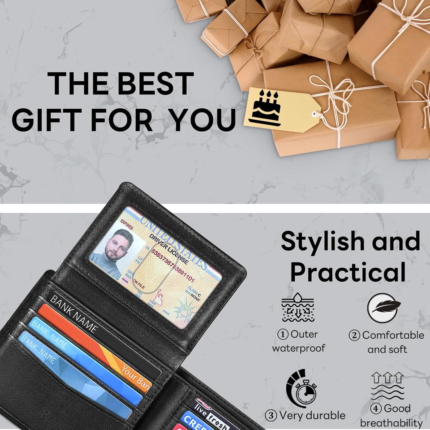 Billetera Minimalista Travelambo para Hombres con Bloqueo RFID