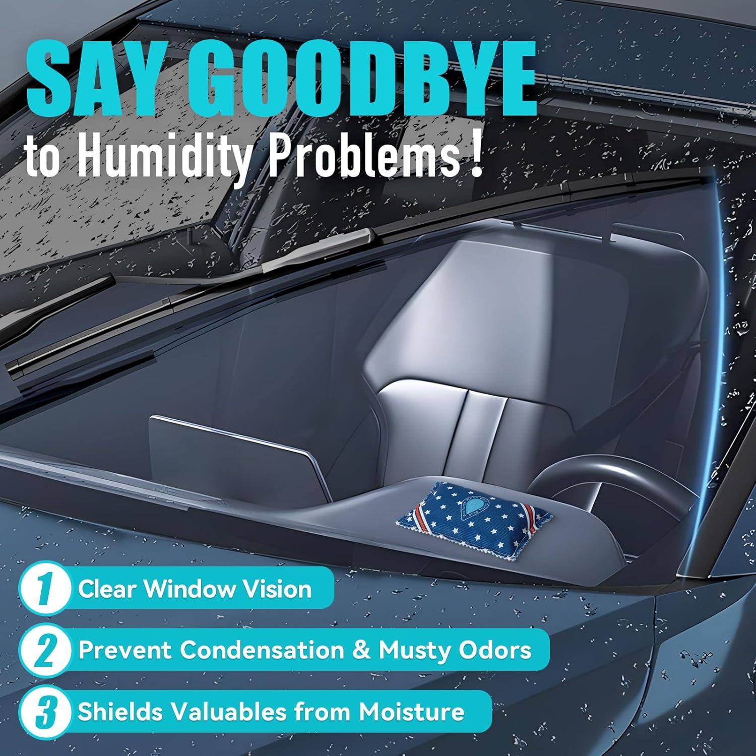 Bolsas Deshumidificadoras Recargables CAREHE 200g - 2 Piezas