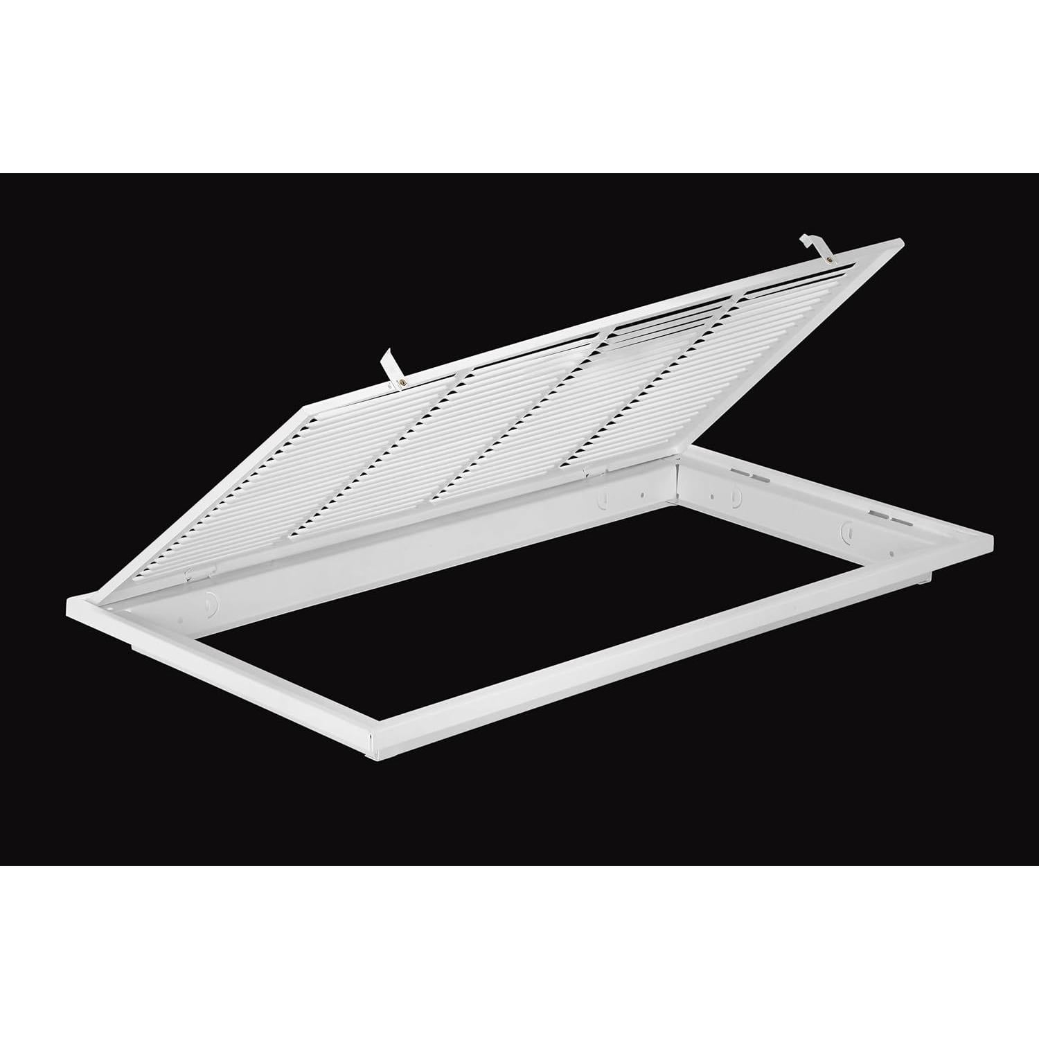 Rejilla de Filtro de Aire de Retorno Fancat 24x12 Acero Blanco