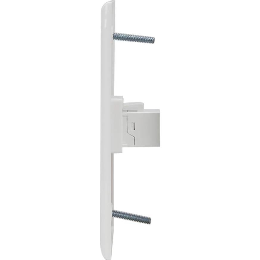 Placa de Pared Ethernet Cat6 Hembra a Hembra Phizli Blanca