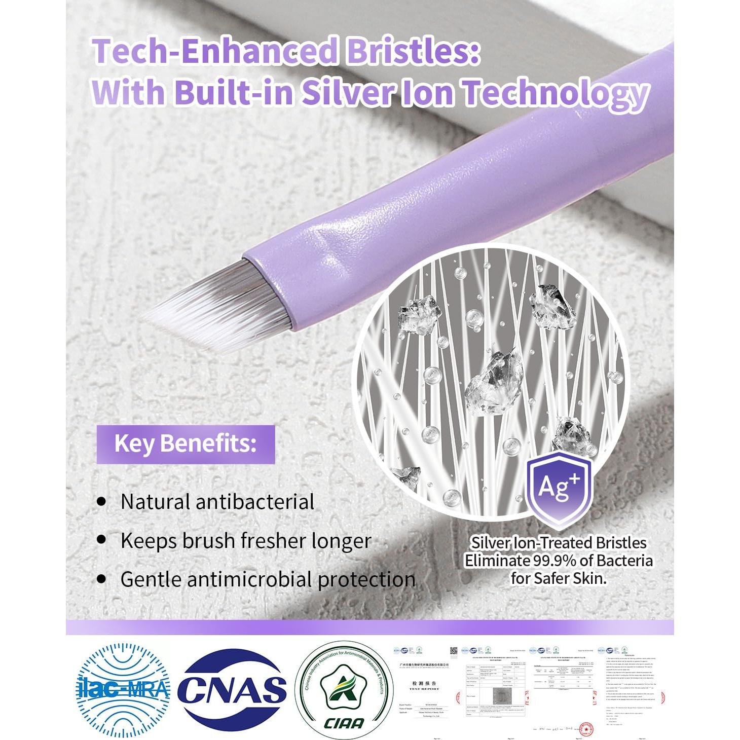 Pincel para Eyeliner EIGSHOW PRO Punta Fina 15.24 cm Vegano