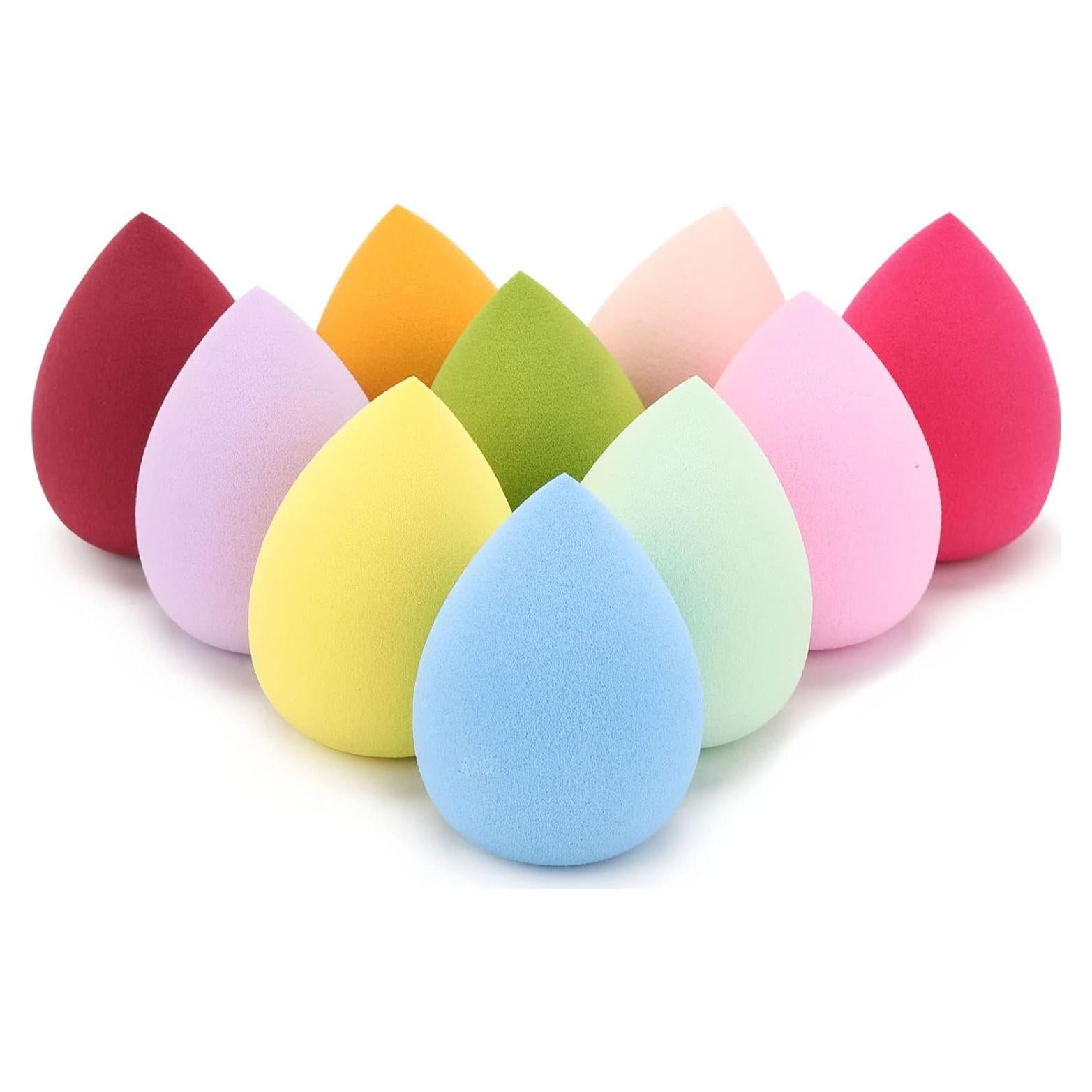 Esponjas de Maquillaje BTYMS 10 Piezas Sin Látex