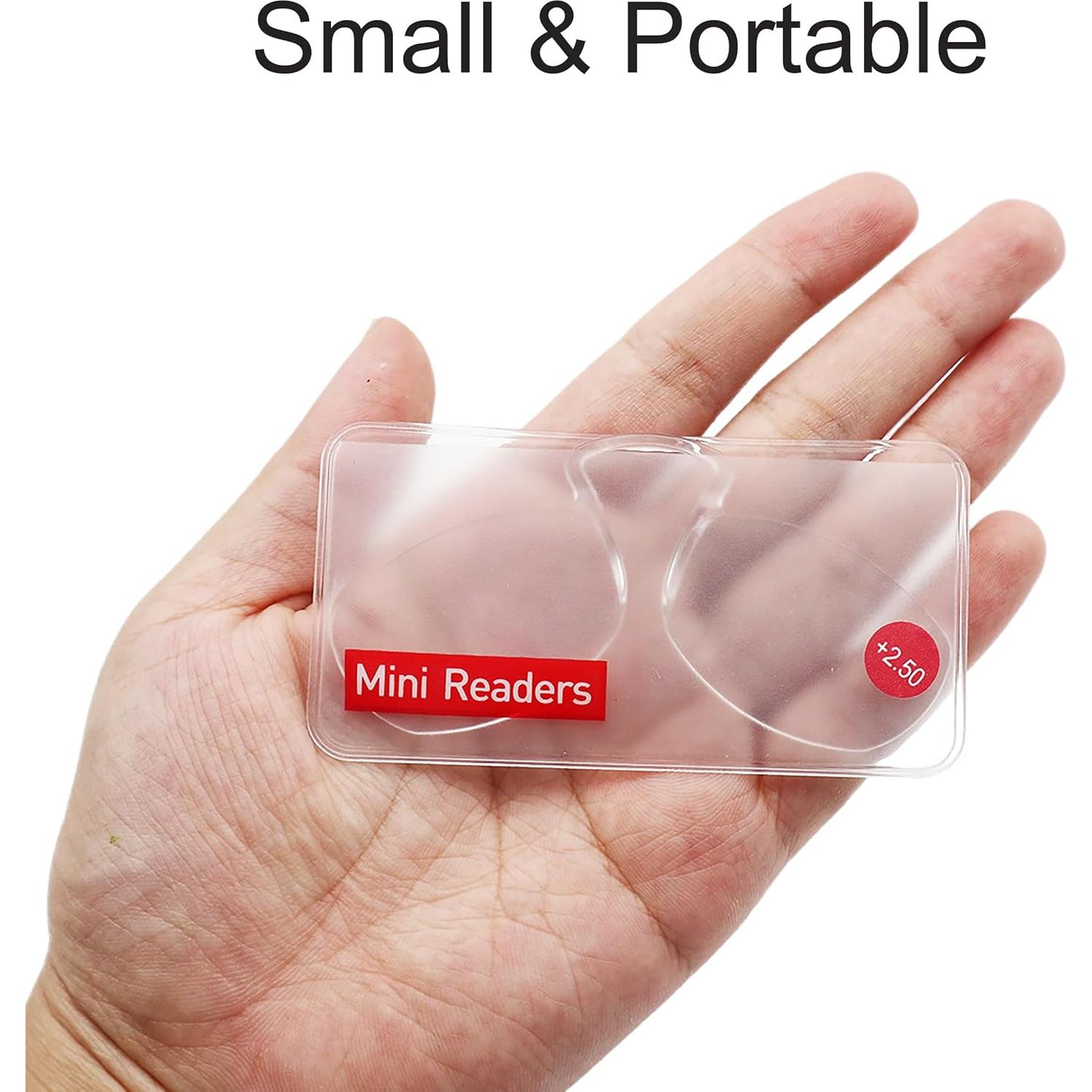 Gafas de Lectura Sin Patas COVESATO 4 Pares Ligeras 1.0x