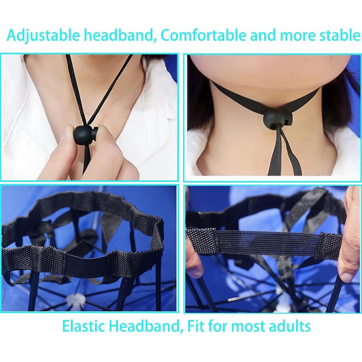 Sombrero Paraguas Bocampty 93.98 cm UV Ajustable para Pesca