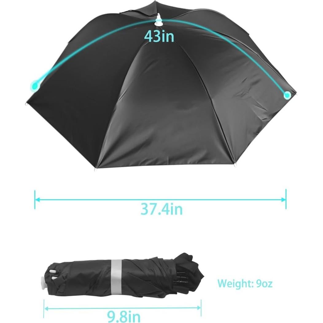 Sombrero Paraguas Bocampty 93.98 cm UV Ajustable para Pesca