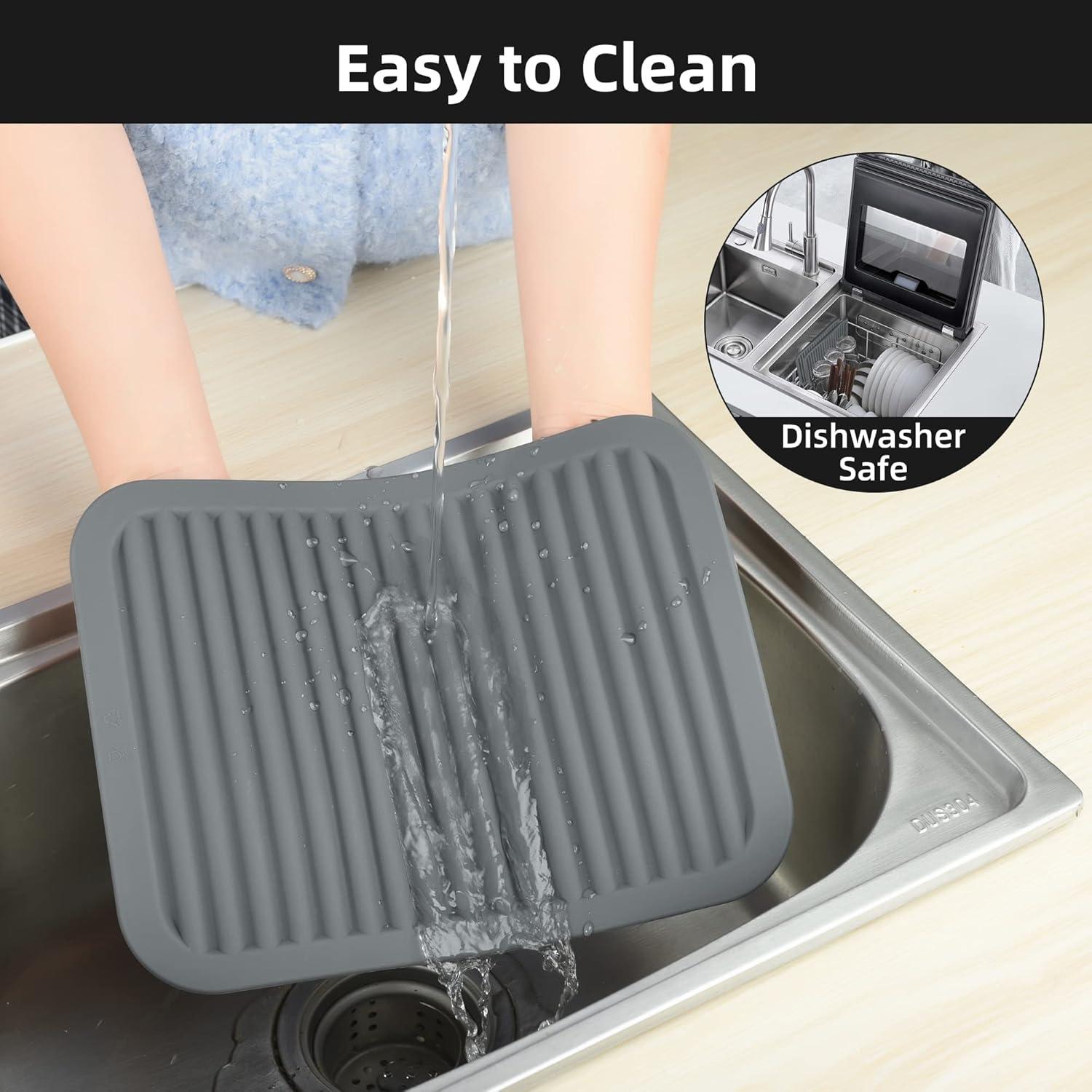 Trivetes de Silicona IFFMYJB Grandes Antideslizantes - Juego de 2