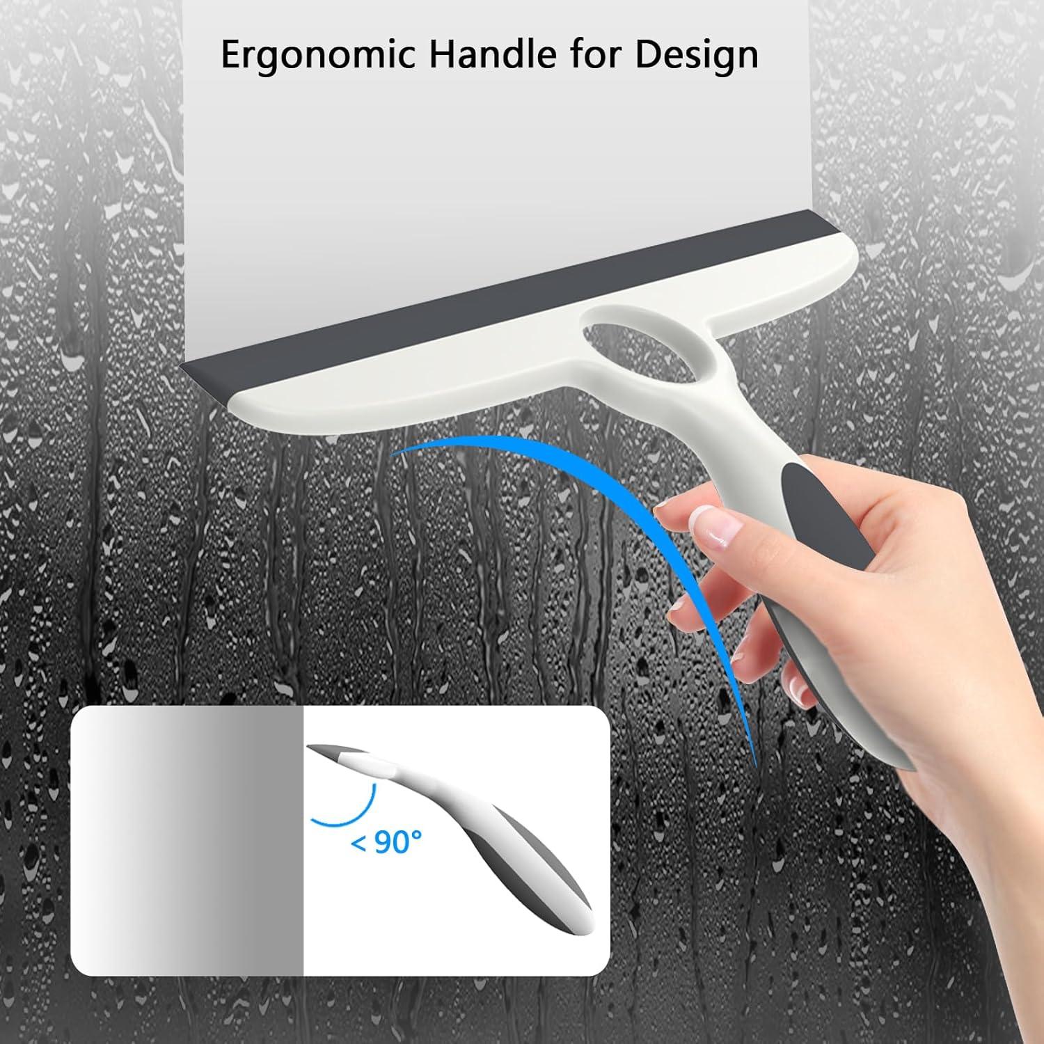 Raspador de Ducha EHOMGUI 25.4 cm - Paquete de 2 Gris