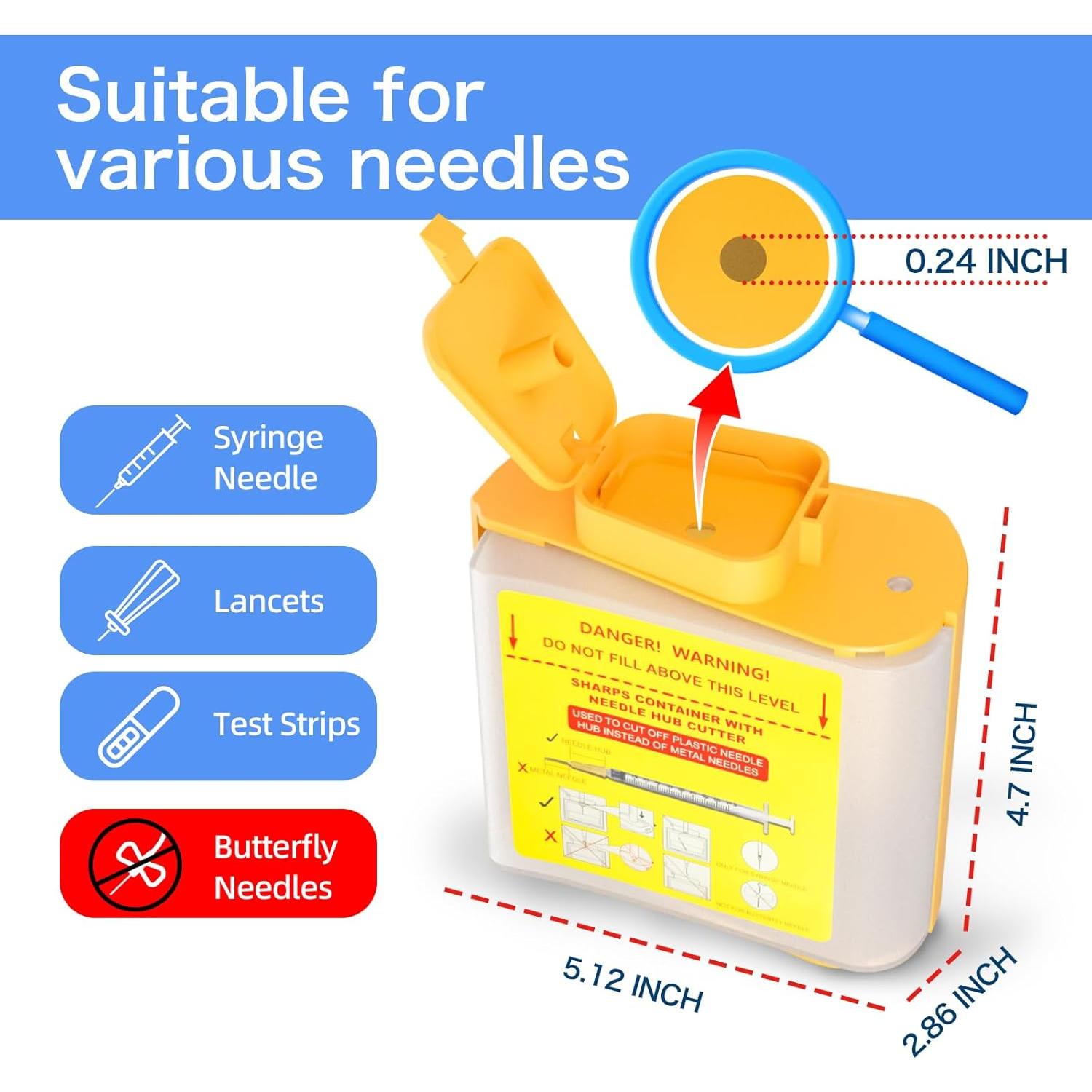 Cortador de Cabeza de Aguja Amonior con Contenedor 500ml