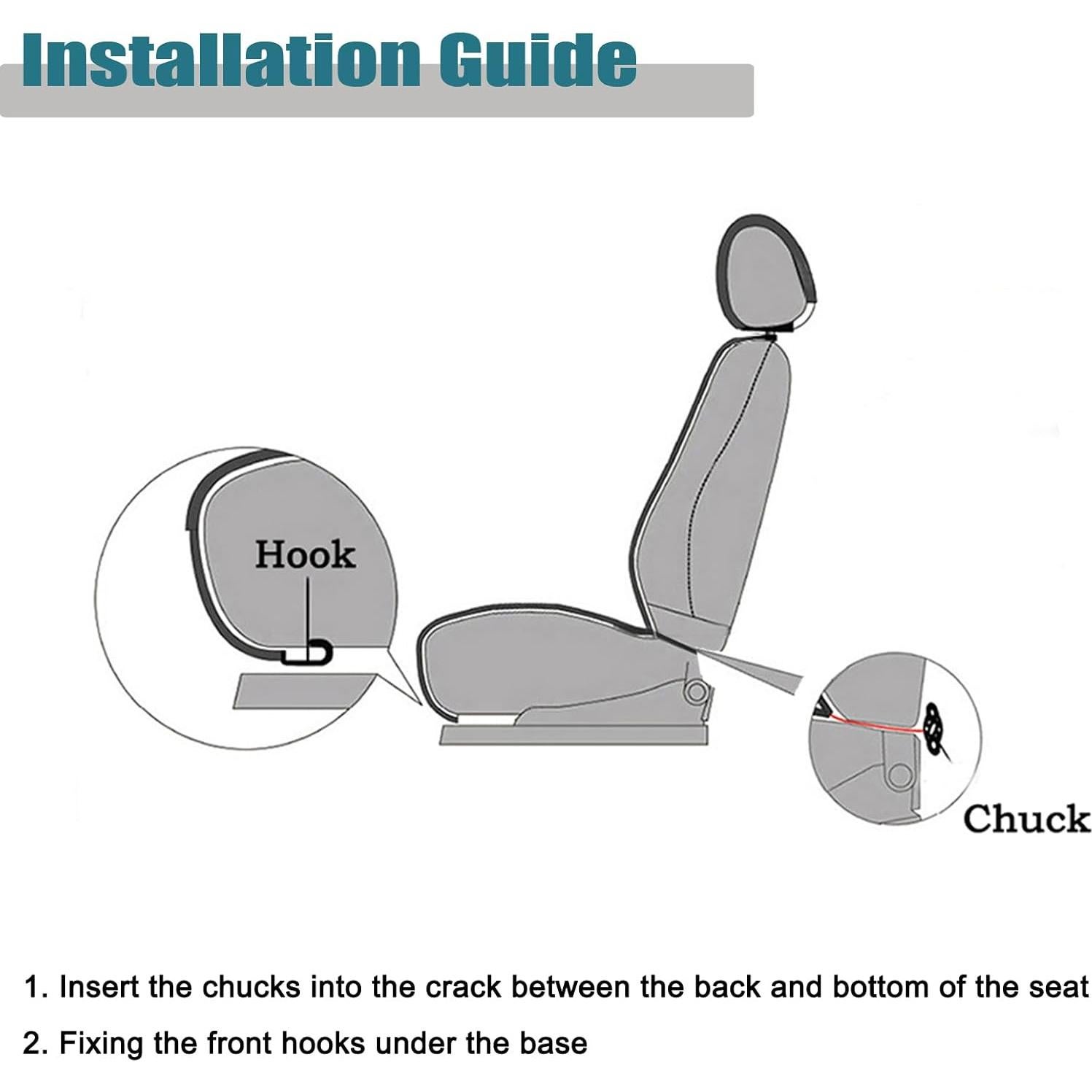 Cubierta de Asiento Delantera West Llama Beige Antideslizante