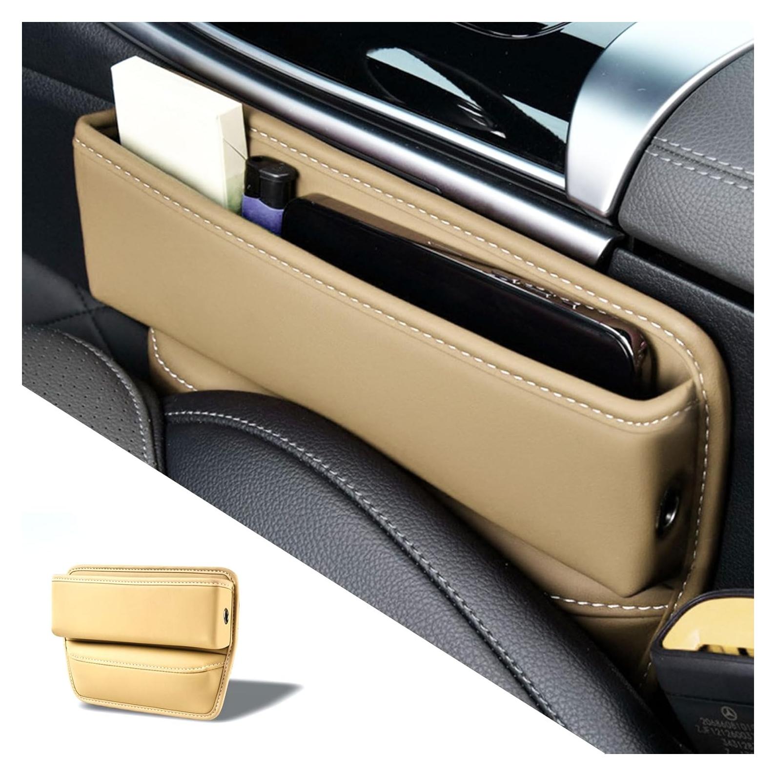 Organizador de Espacio entre Asientos HEVLE Beige 20x28.5cm