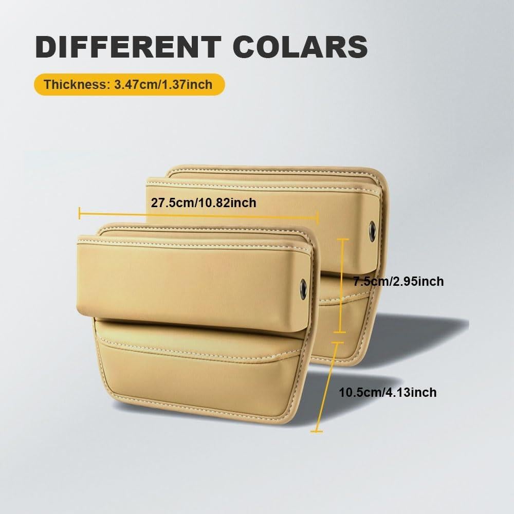 Organizador de Espacio entre Asientos HEVLE Beige 20x28.5cm