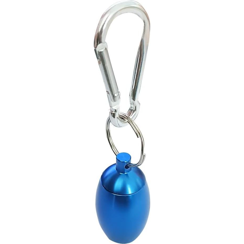 Contenedor de Píldoras de Aluminio FAYALA con Mosquetón 2 Pcs