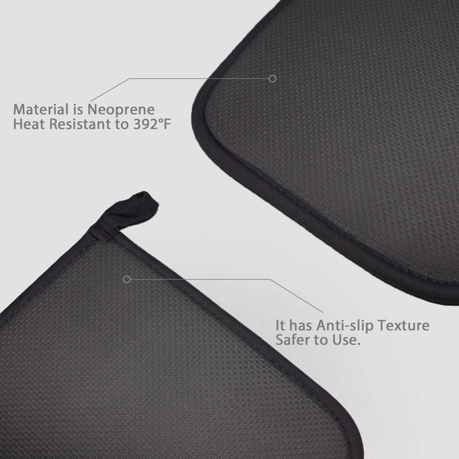 Almohadillas Térmicas YEKOO 20.3x21.6cm Neopreno Algodón Negro