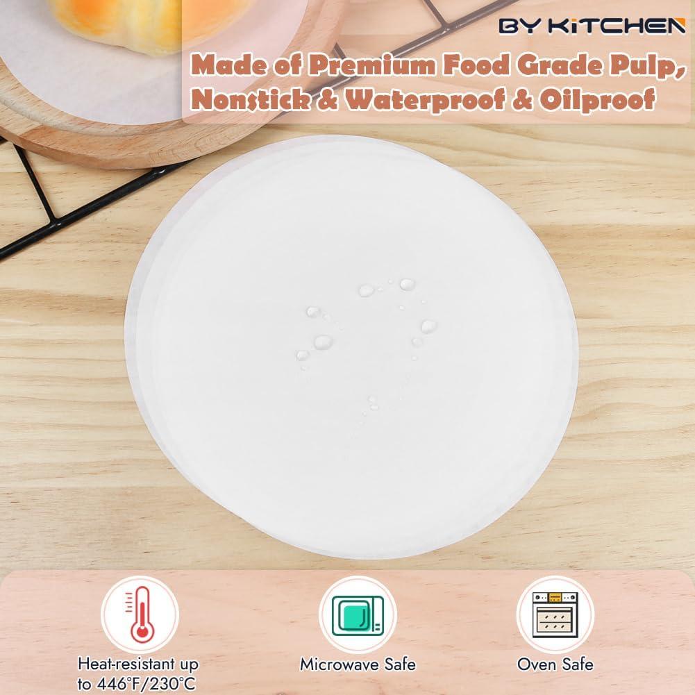 Papel Pergamino Redondo BYKITCHEN 15.24 cm Set 220 Hojas