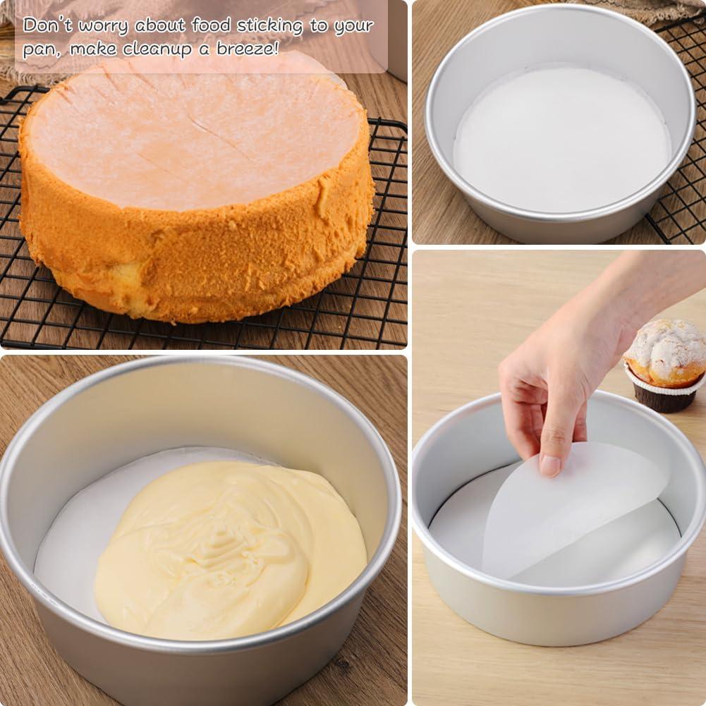 Papel Pergamino Redondo BYKITCHEN 15.24 cm Set 220 Hojas