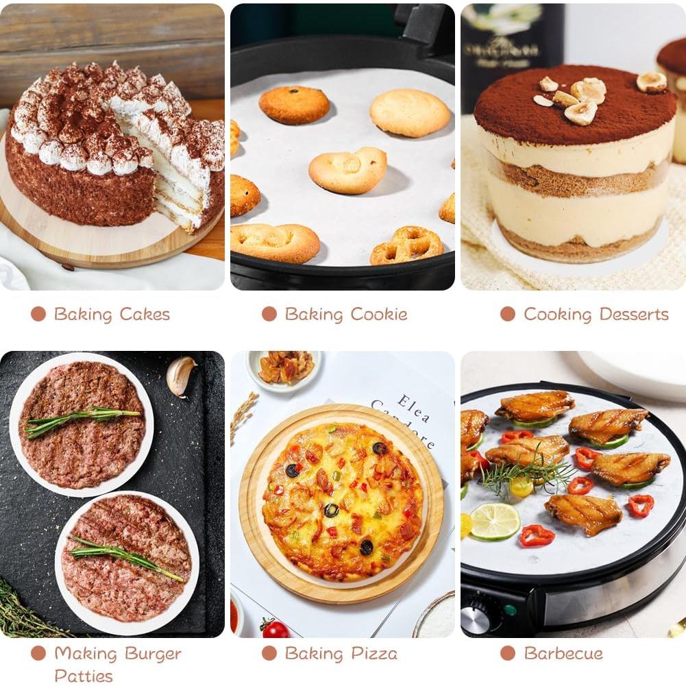 Papel Pergamino Redondo BYKITCHEN 15.24 cm Set 220 Hojas