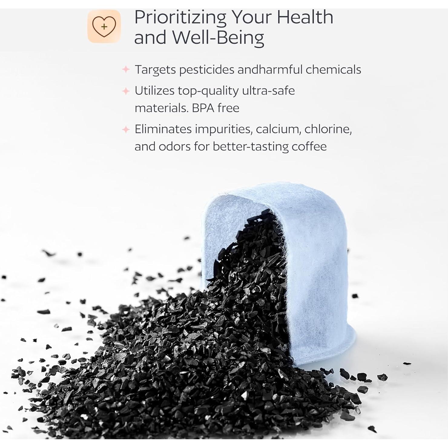 Soporte y 12 Filtros de Agua GoodCups para Cafeteras Keurig