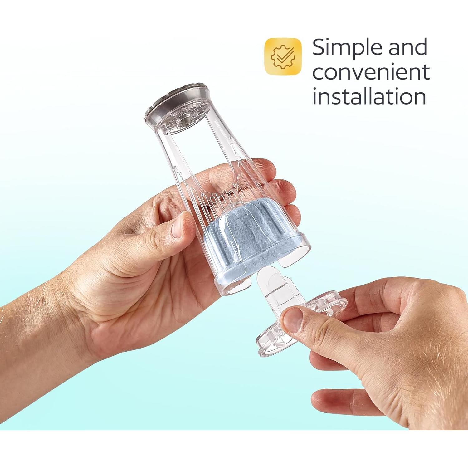 Soporte y 12 Filtros de Agua GoodCups para Cafeteras Keurig