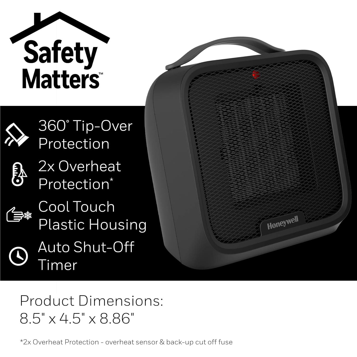 Calentador Cerámico Honeywell UberHeat Plus 120V 1.31kg