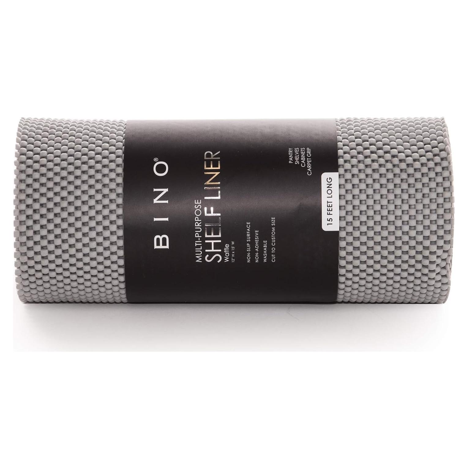 Forro Antideslizante BINO 30.48 cm x 4.57 m Plata