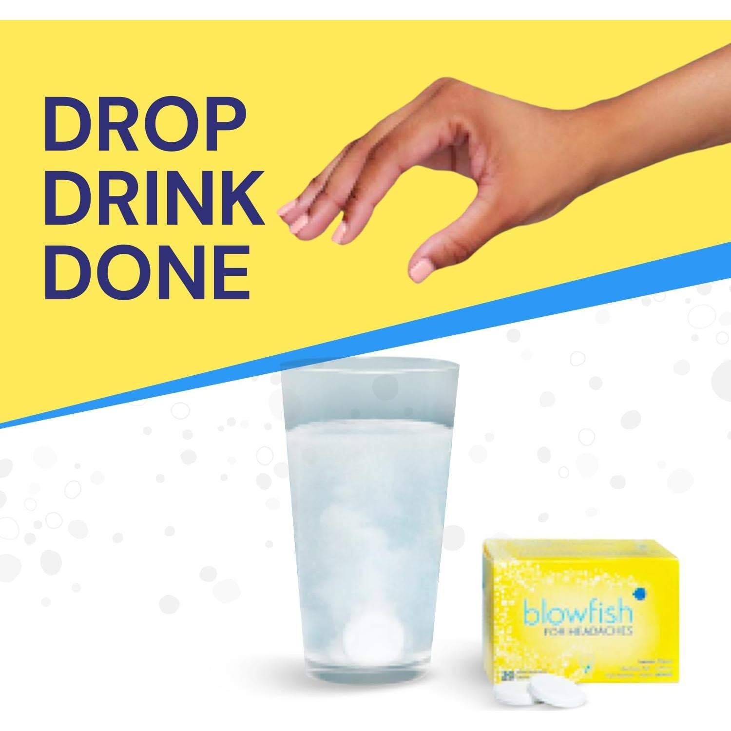 Blowfish Alivio Rápido para Dolores de Cabeza - 1 Paquete