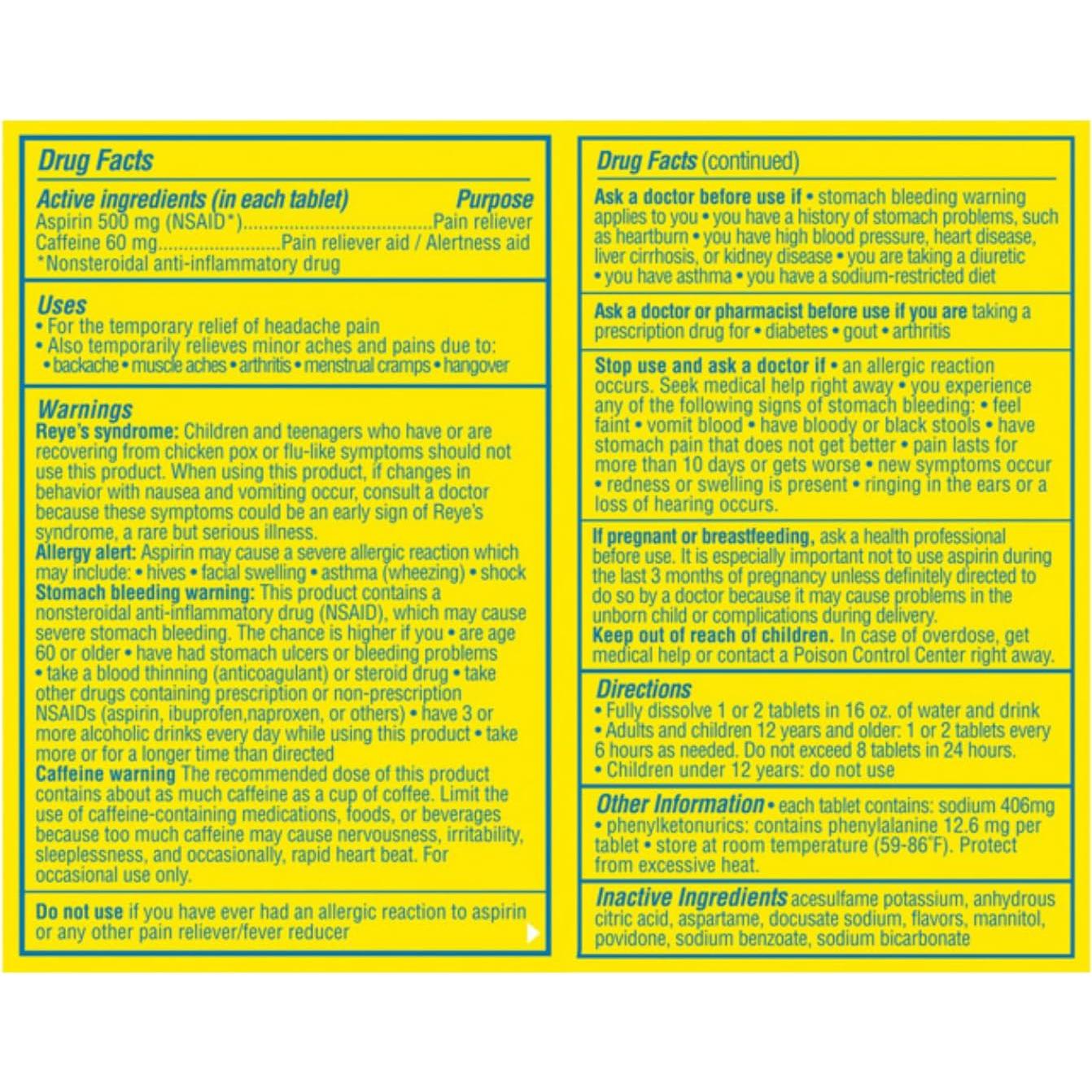 Blowfish Alivio Rápido para Dolores de Cabeza - 1 Paquete