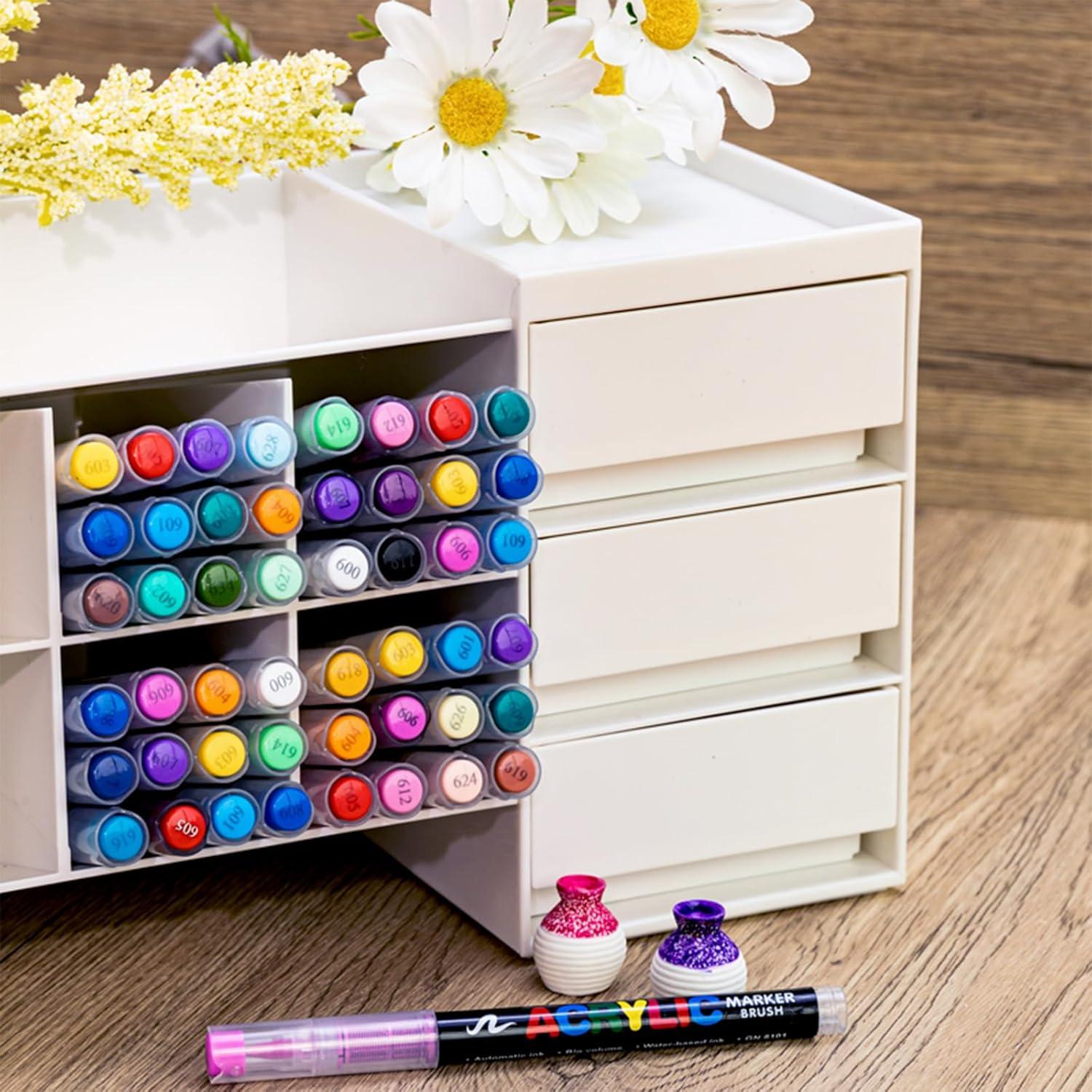 Marcadores de Pintura Acrílica Guangna 240 Colores Set Profesional