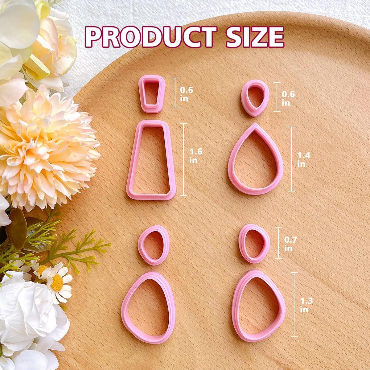 Cortadores de Arcilla de Polímero Keoker - 8 Formas para Joyería