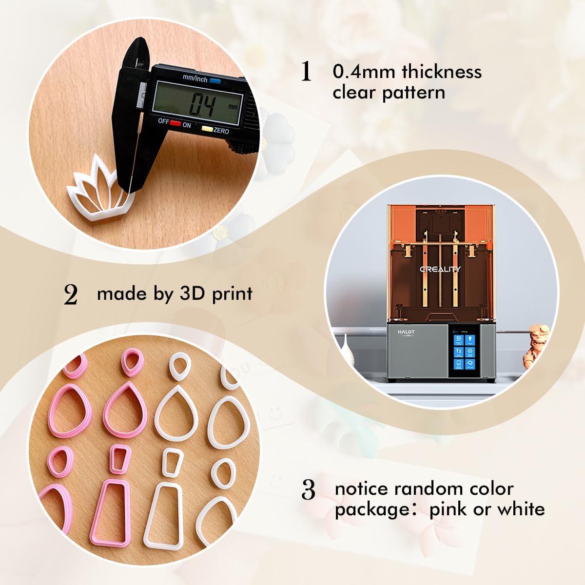 Cortadores de Arcilla de Polímero Keoker - 8 Formas para Joyería