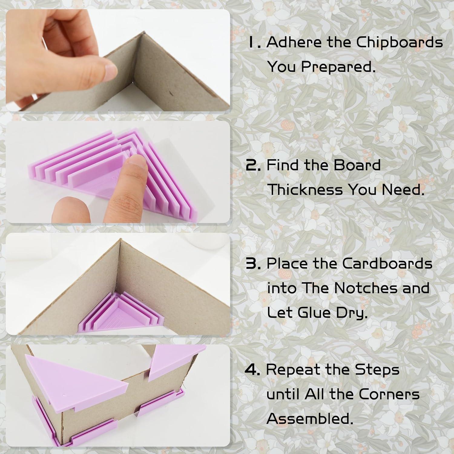 Guía de Esquina para Cartón UPTTHOW 8 Piezas 90 Grados