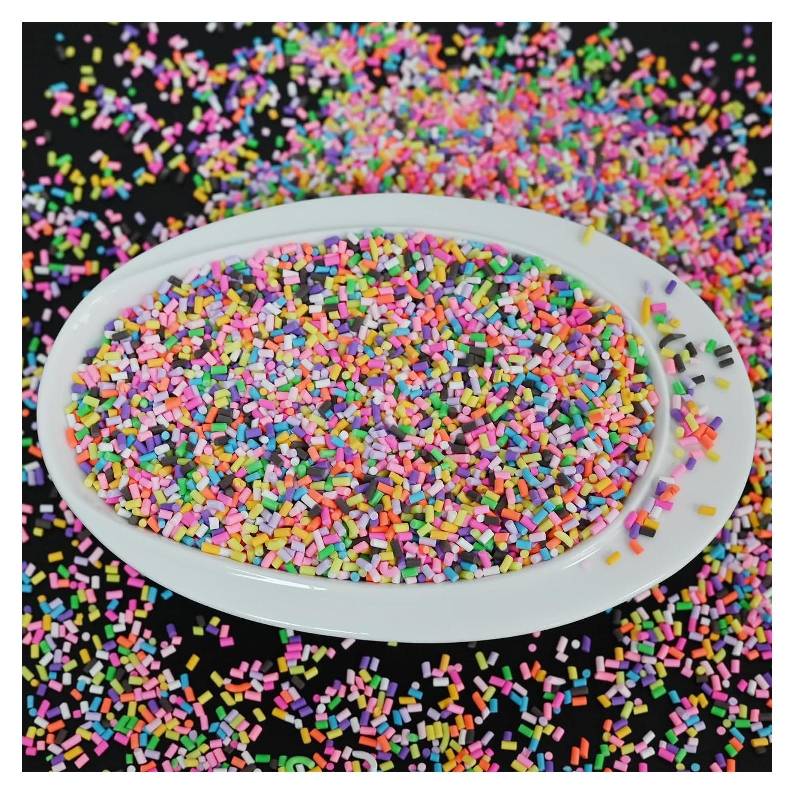 Chispas Falsas de Arcilla Polimérica LIKETURE 110g Negro