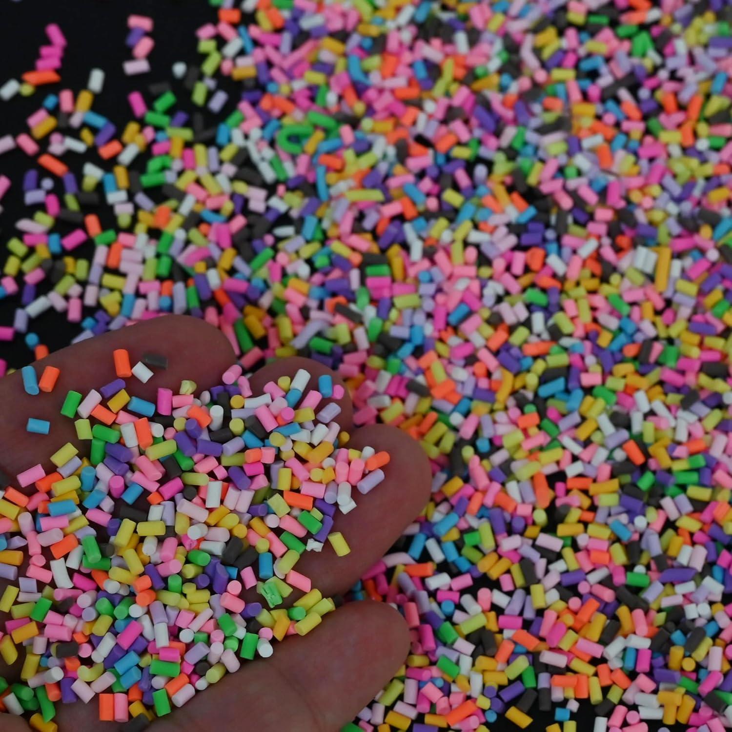 Chispas Falsas de Arcilla Polimérica LIKETURE 110g Negro