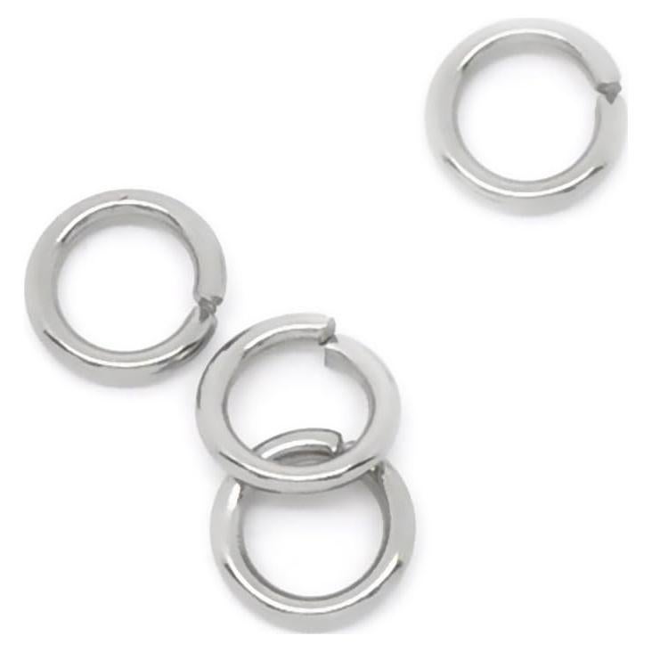 500 Anillas de Salto 5mm Acero Inoxidable HDSupplies
