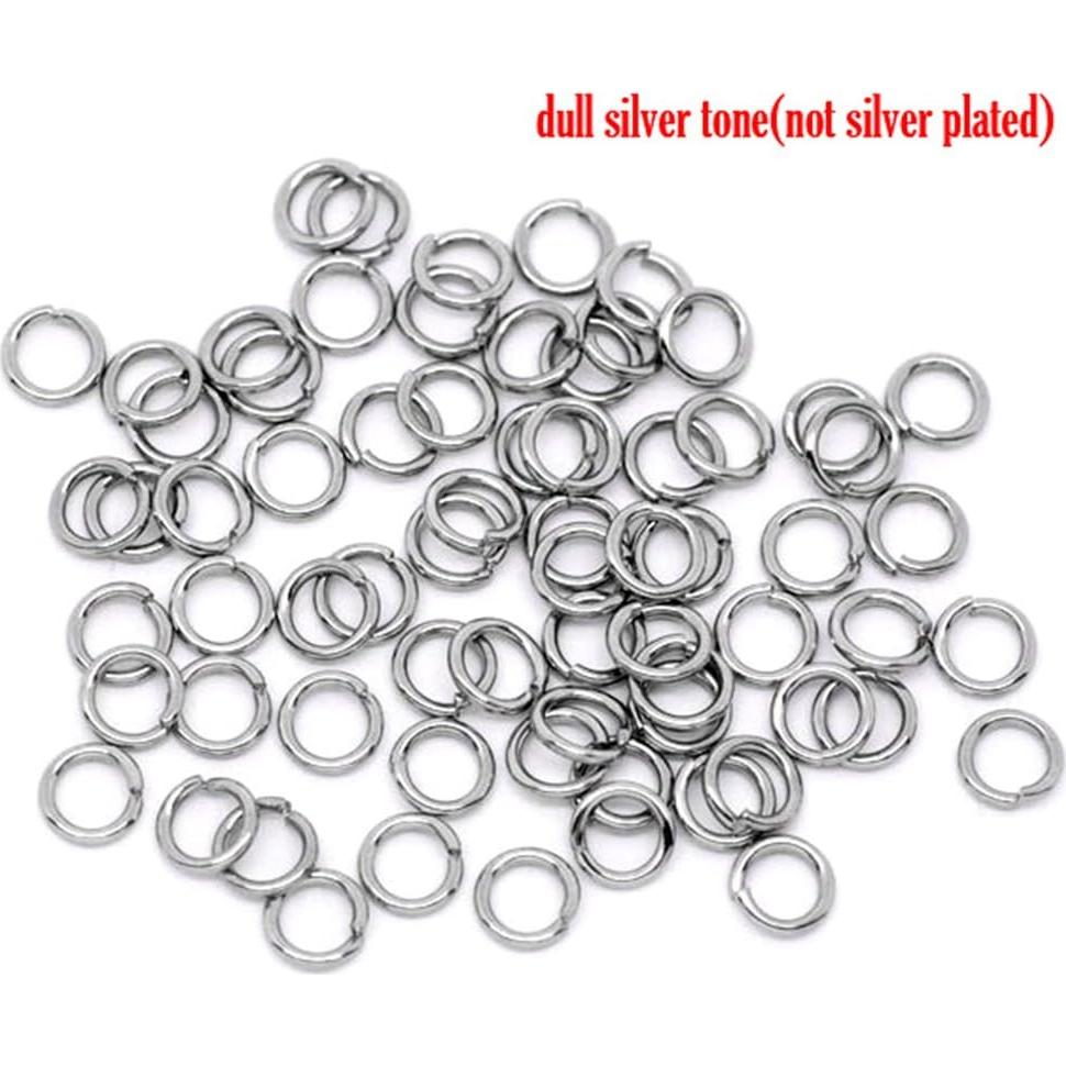 500 Anillas de Salto 5mm Acero Inoxidable HDSupplies