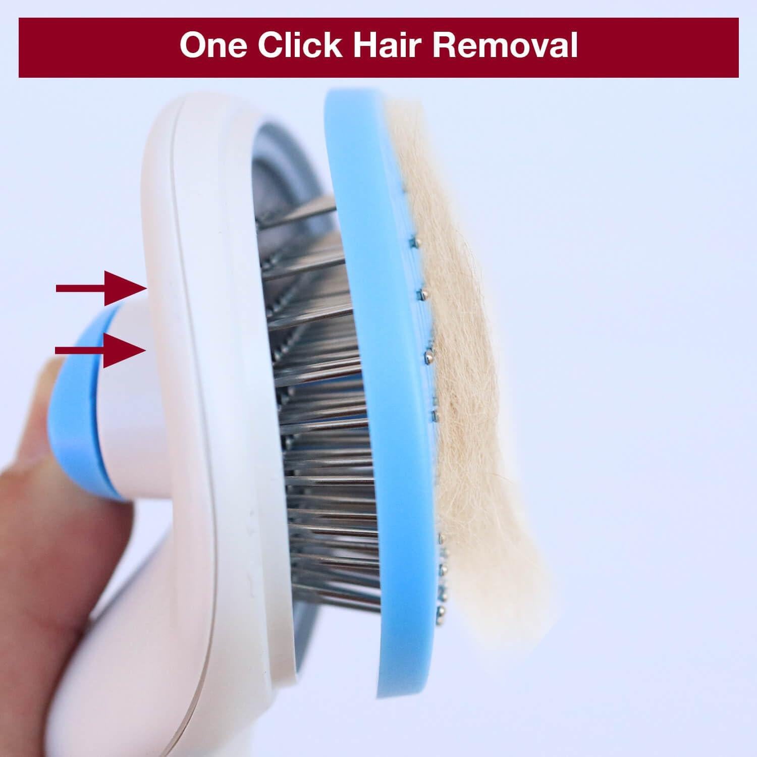 Cepillo Autolimpiante Frxat para Mascotas Azul 23.5x13.8cm