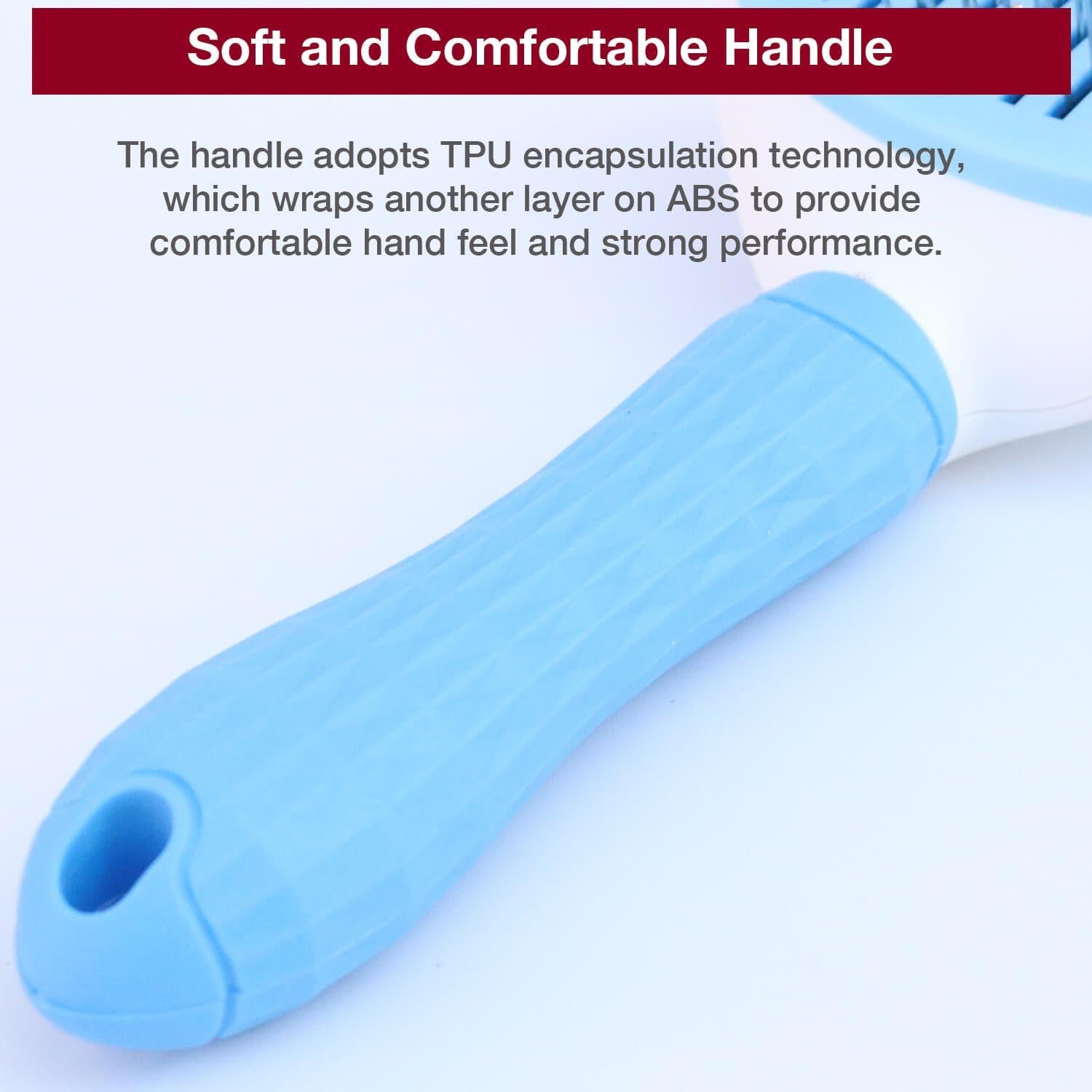 Cepillo Autolimpiante Frxat para Mascotas Azul 23.5x13.8cm