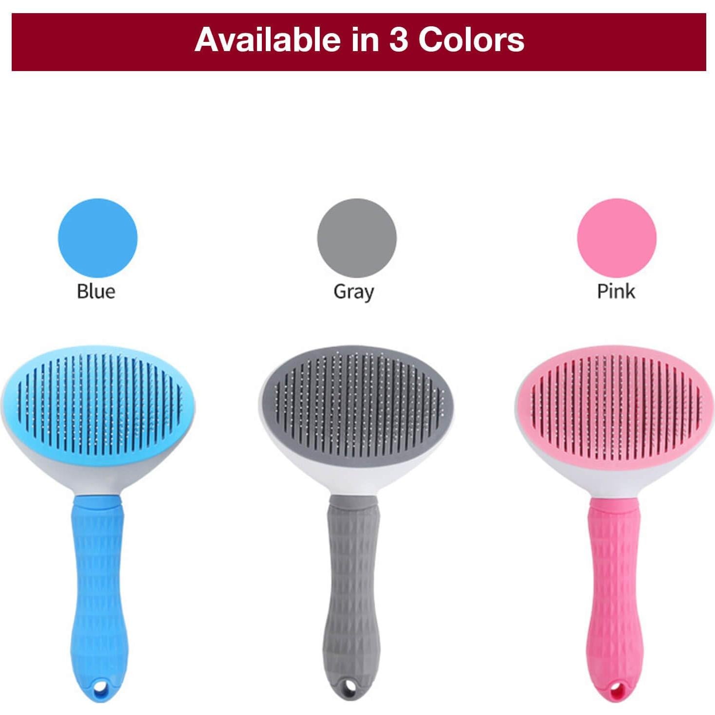 Cepillo Autolimpiante Frxat para Mascotas Azul 23.5x13.8cm