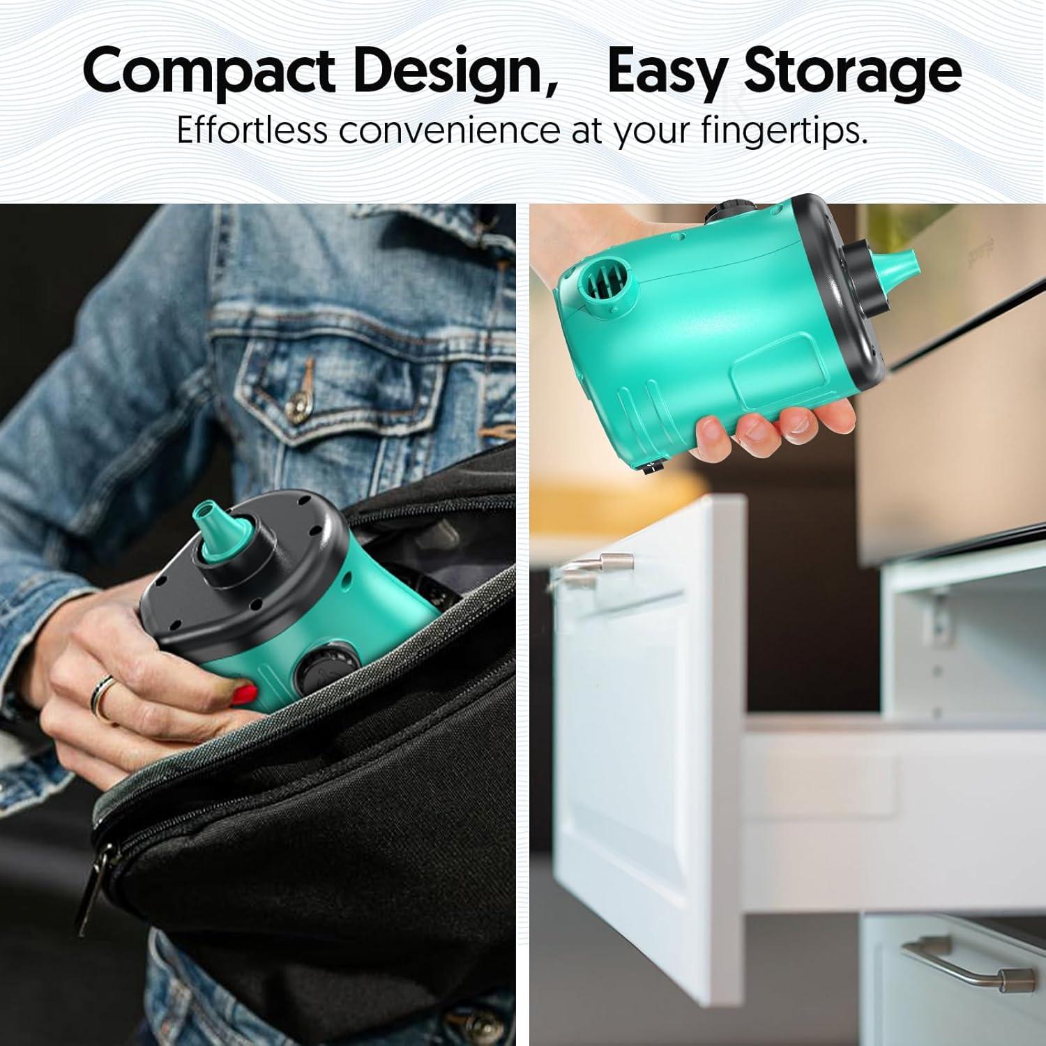 Bomba de Aire Eléctrica MAACLOUD 400W para Inflables Verde