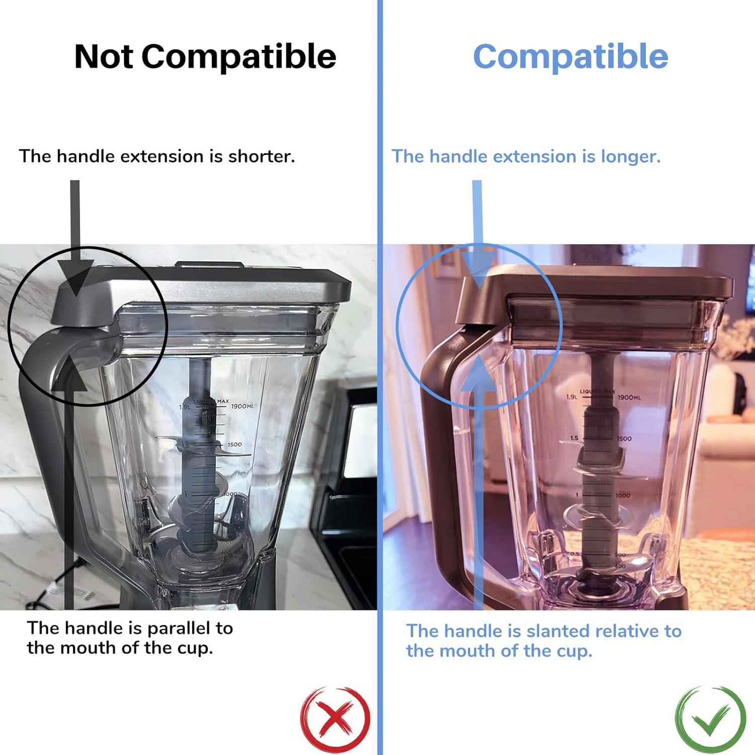 Tapa de bloqueo para licuadora Ninja 72 oz GENQORN