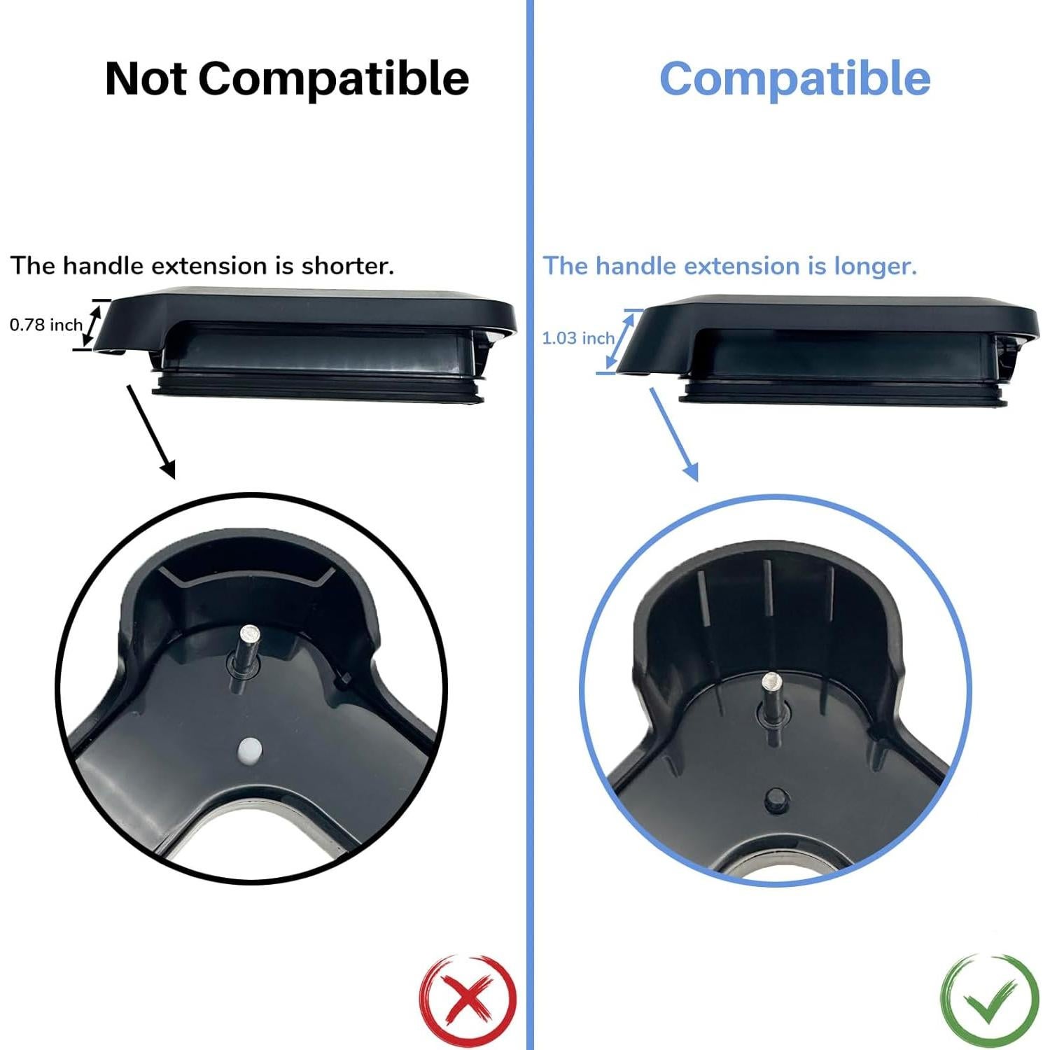 Tapa de bloqueo para licuadora Ninja 72 oz GENQORN