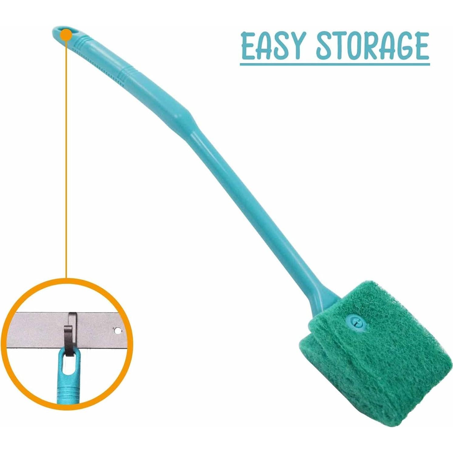 Cepillo de Acuario Chaekoy Doble Cara 31.75 cm Verde