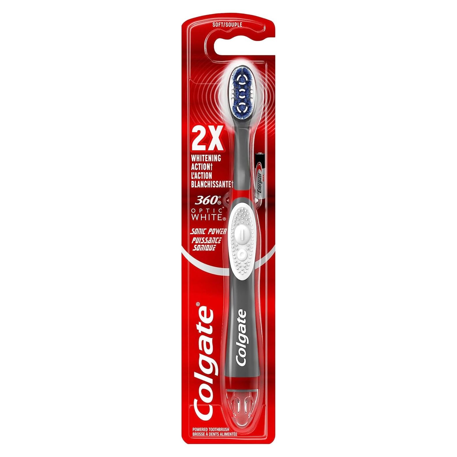 Cepillo de Dientes Sónico Colgate 360 Optic White - Suave