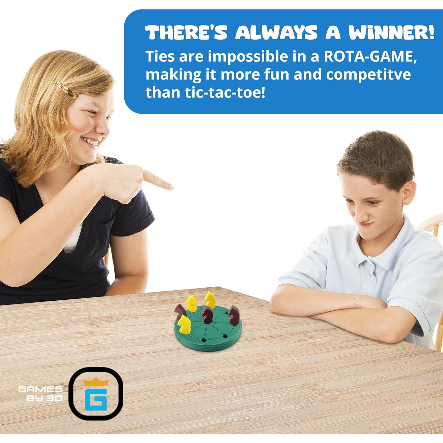 Juego ROTA de Tres en Raya Games by 3D - Portátil Verde