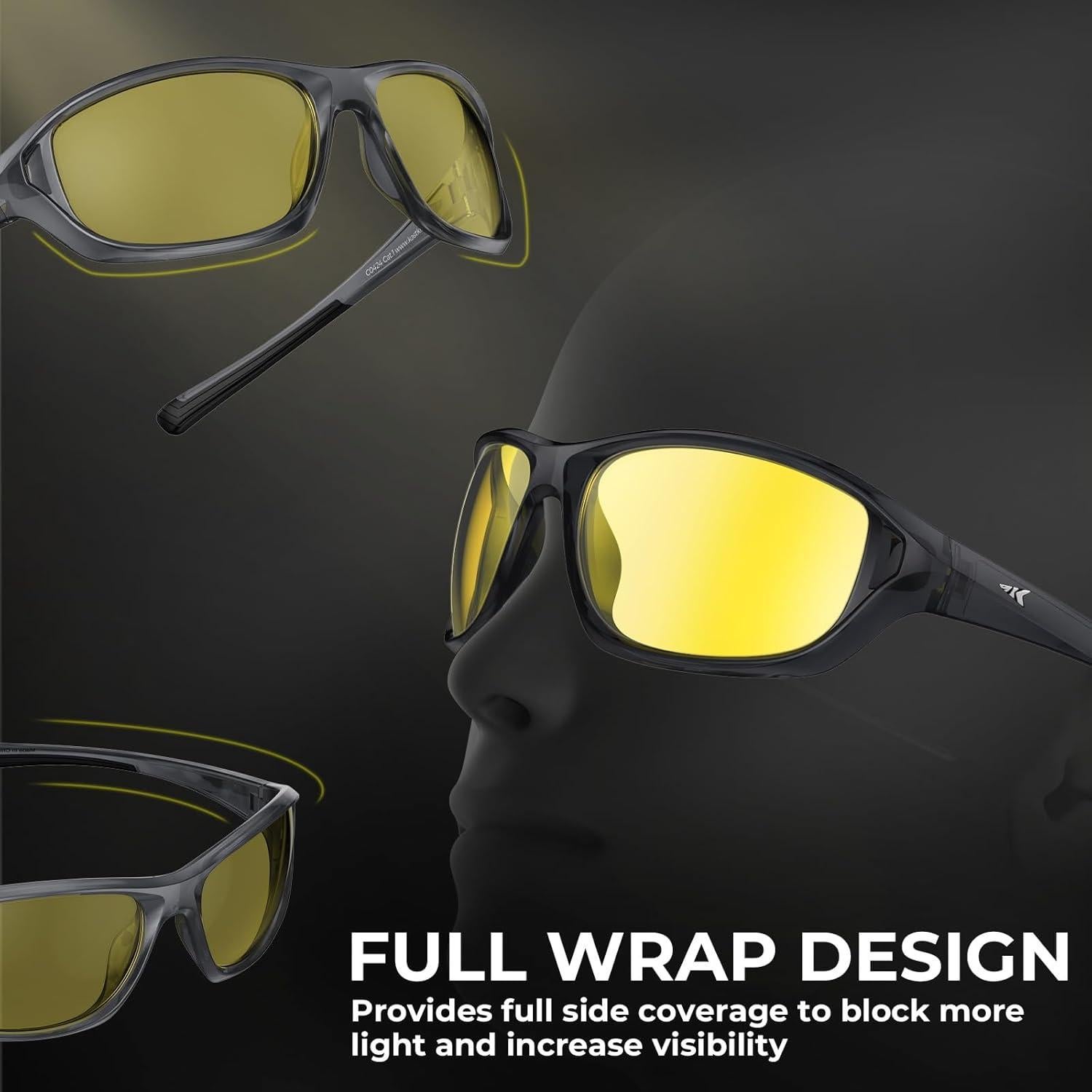 Gafas de Visión Nocturna KastKing IllumiLens Amarillas