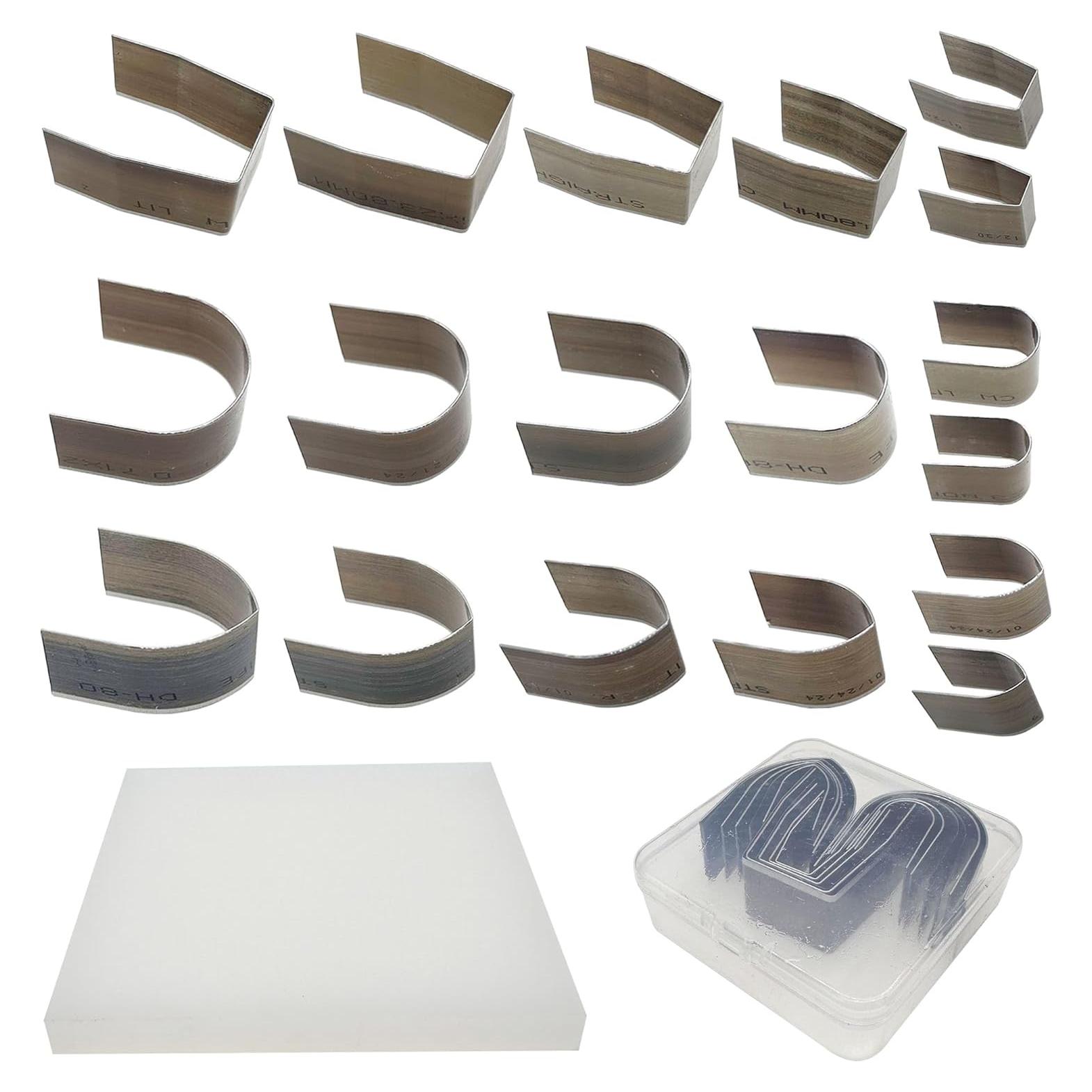 Juego de herramientas de punzón para cuero 19 piezas JiaMai