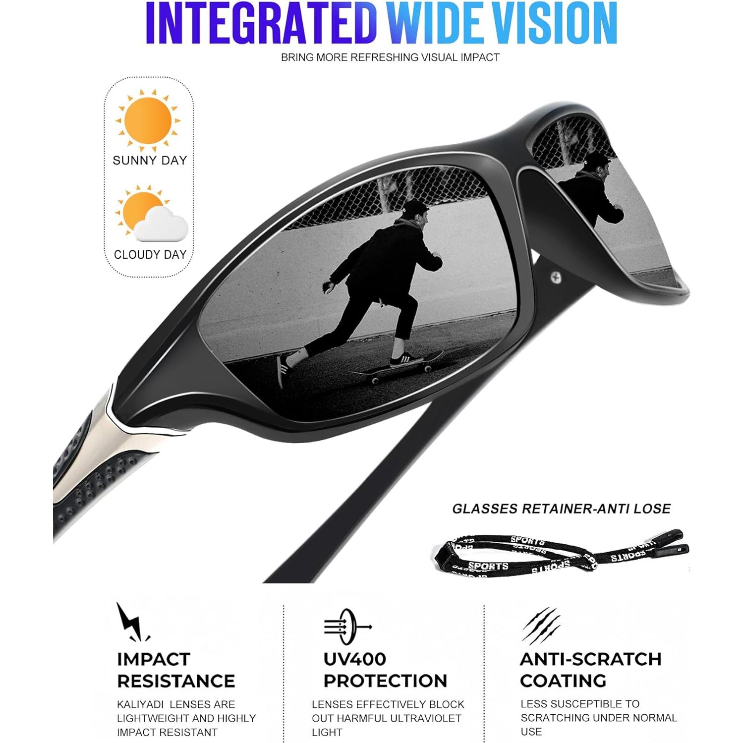 Gafas de Sol Polarizadas KALIYADI S64 para Hombres - UV400