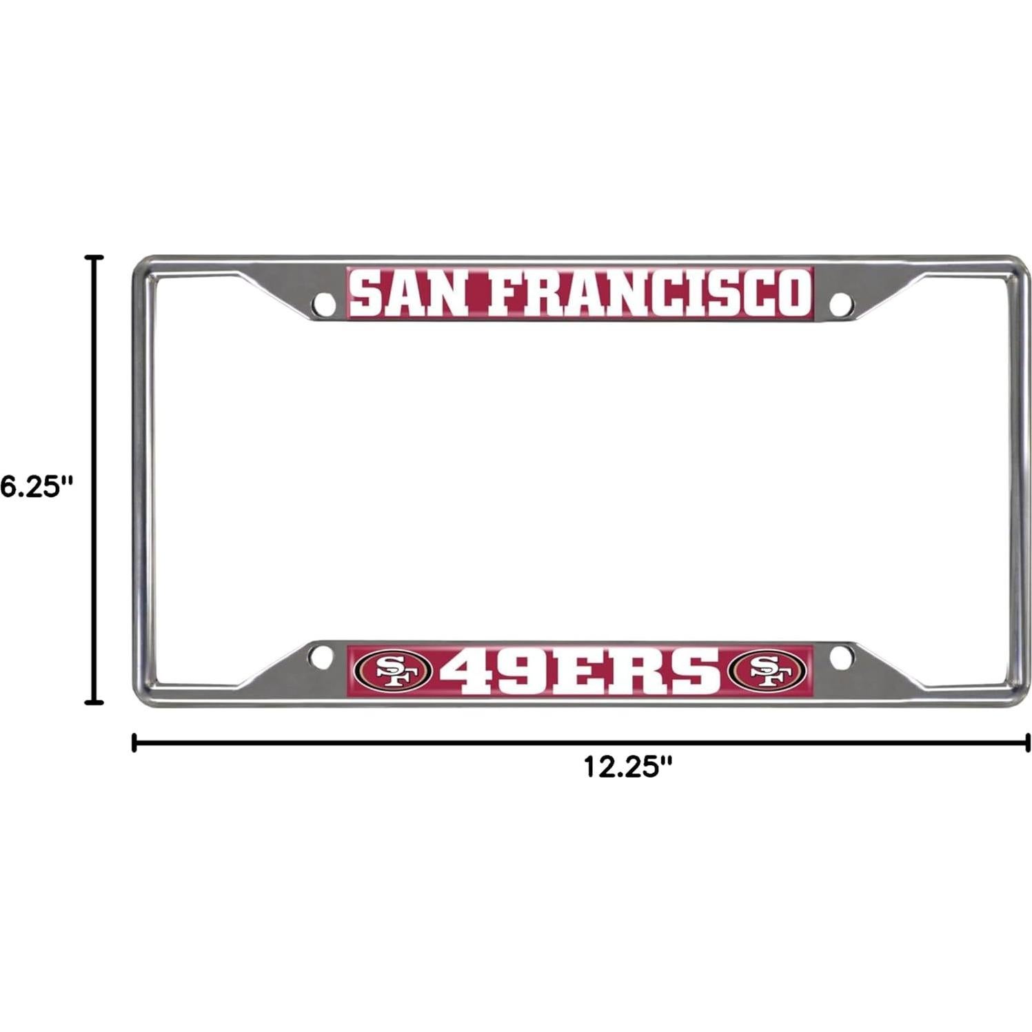 Marco de Placa de Licencia NFL FANMATS San Francisco 49ers