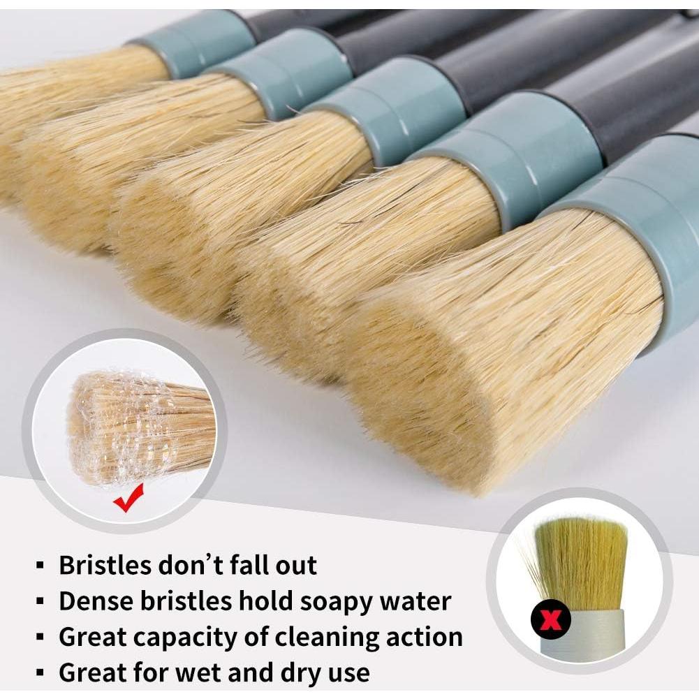 Juego de Cepillos de Detalle LANNEY - 10 Piezas para Autos