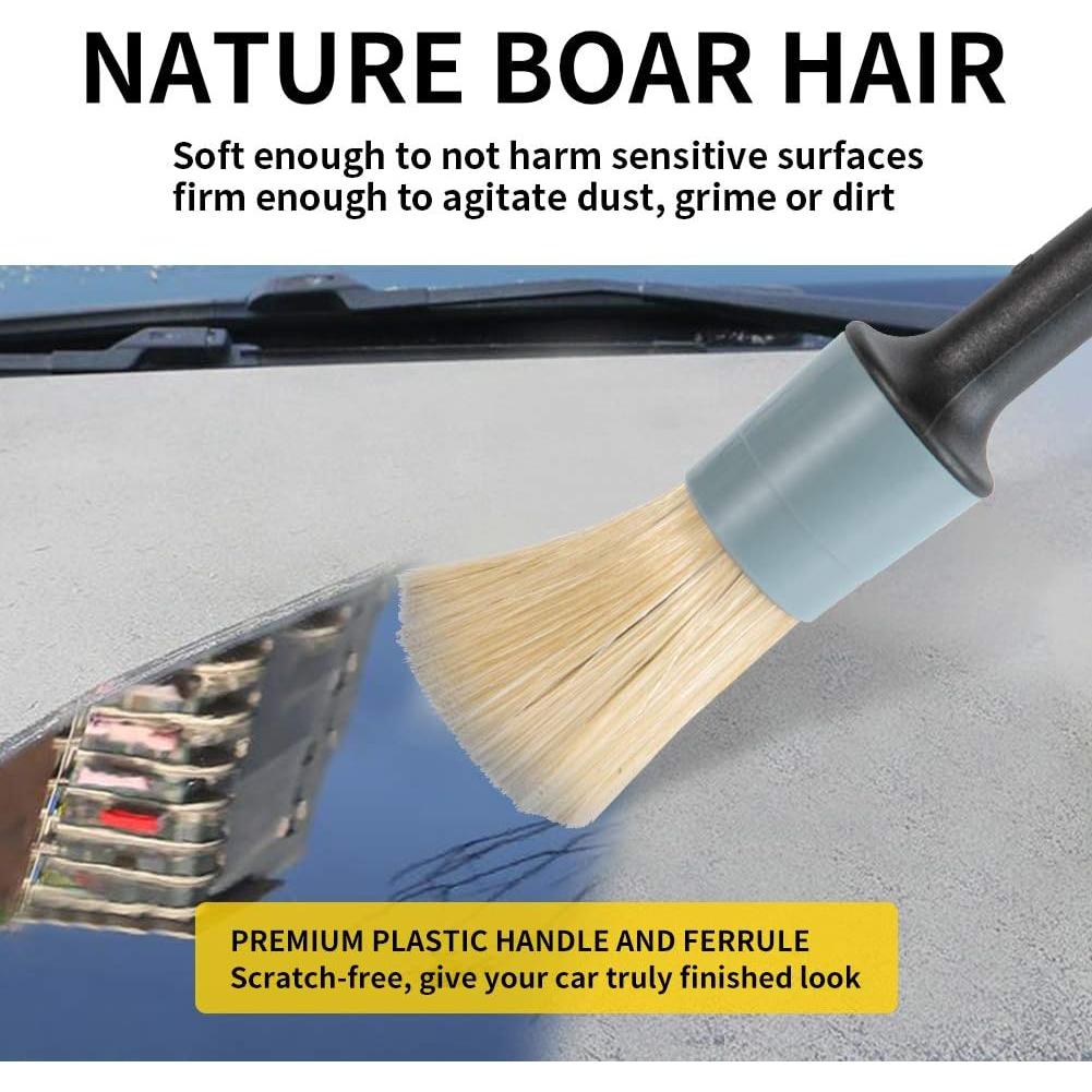 Juego de Cepillos de Detalle LANNEY - 10 Piezas para Autos