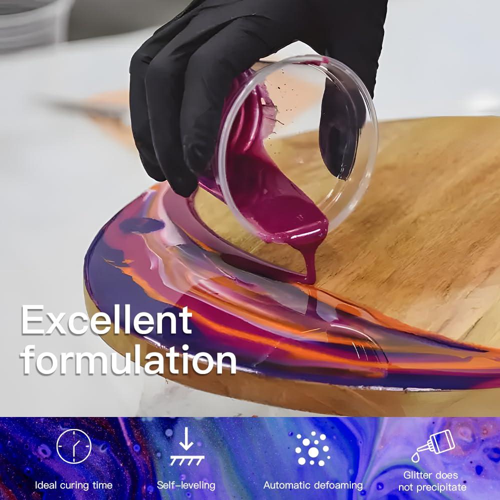 Kit de Resina Epóxica 1 Galón GRLELOU Cristalina 1:1